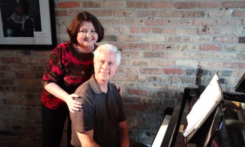 Tom and Barb at the piano